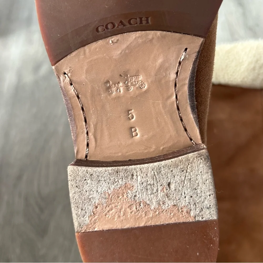 Coach Tan Women’s over the knee boots